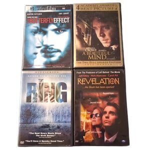 DVD Movie Lot The Butterfly Effect A Beautiful Mind The Ring Revelation